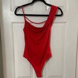 Lulu's Bold Red Strappy Top